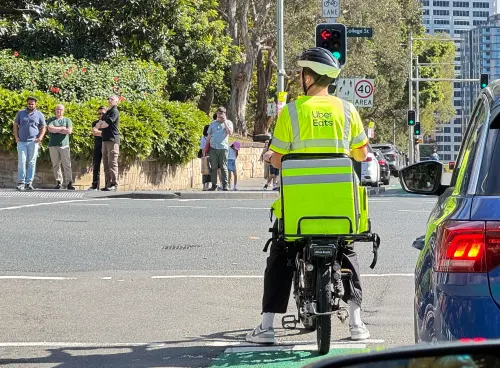 Uber 澳洲。(圖/記者周淑萍攝) ▲Uber 澳洲。(圖/記者周淑萍攝)