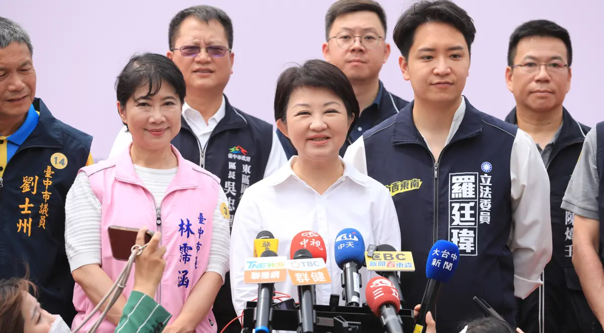 ▲台中市長盧秀燕表示，有關台積電二期用地取得事宜，她相信中央會全力予以協助。。（圖／台中市政府提供，2024.05.01）