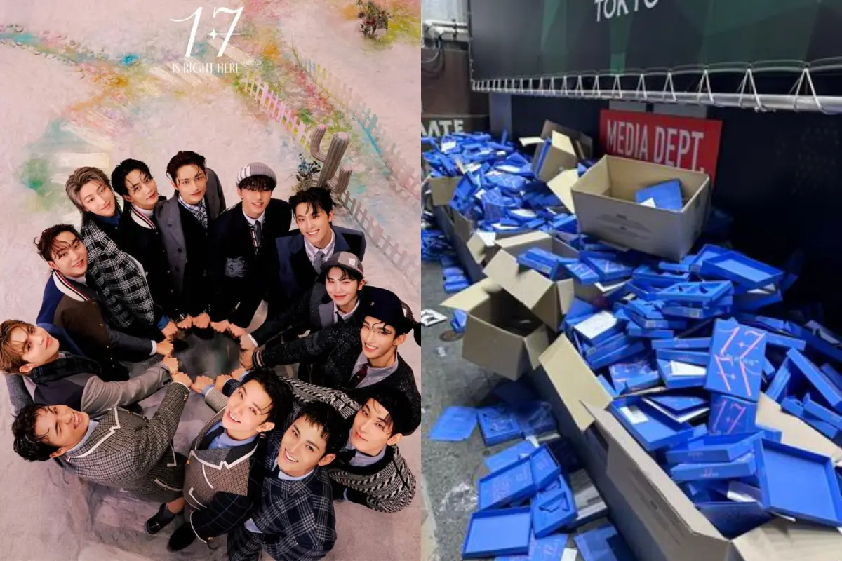 ▲SEVENTEEN新專輯被大量丟棄在日本路邊，引發亂象背後原因曝光。（圖／翻攝X）