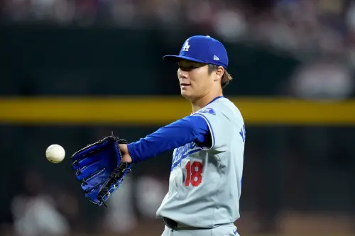 ▲洛杉磯道奇隊山本由伸主投6局無失分,創下生涯最長投球數紀錄。(圖/美聯社/達志影像) ▲洛杉磯道奇隊山本由伸主投6局無失分,創下生涯最長投球數紀錄。(圖/美聯社/達志影像)