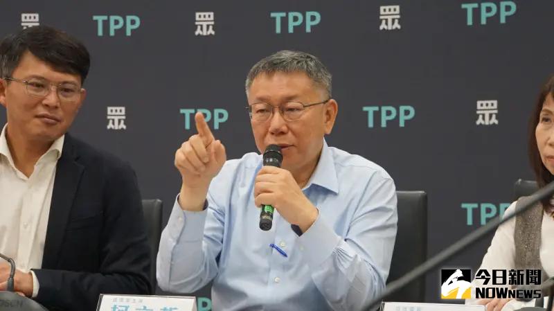 ▲民眾黨主席柯文哲在立院黨團會議後受訪,回應北士科與京華城案。(圖/記者呂炯昌攝,2024.05.03)