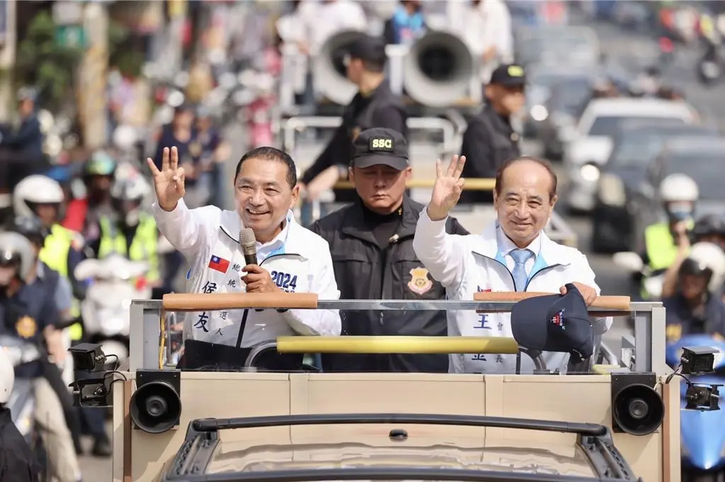 ▲前立法院長王金平在2024年總統大選中，力挺侯友宜，賣力站台助選。（圖／取自王金平臉書）