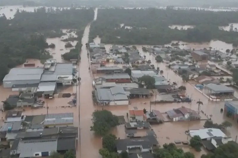 影／巴西南大河州暴雨釀災！水壩潰堤至少30死　1萬5千人流離失所