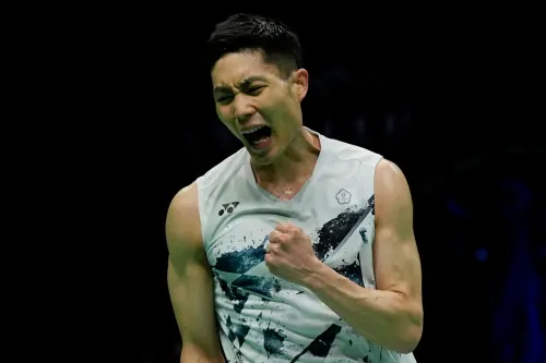 ▲中華男團首闖湯優盃4強,周天成2:1戰勝安賽龍拿下首點,寫隊史最佳紀錄。(圖/美聯社/達志影像) ▲台灣「一哥」周天成在超級500系列馬來西亞大師賽首輪以21:14、21:17擊敗丹麥好手Rasmus Gemke,晉級男單16強。(圖/美聯社/達志影像)(圖/美聯社/達志影像)