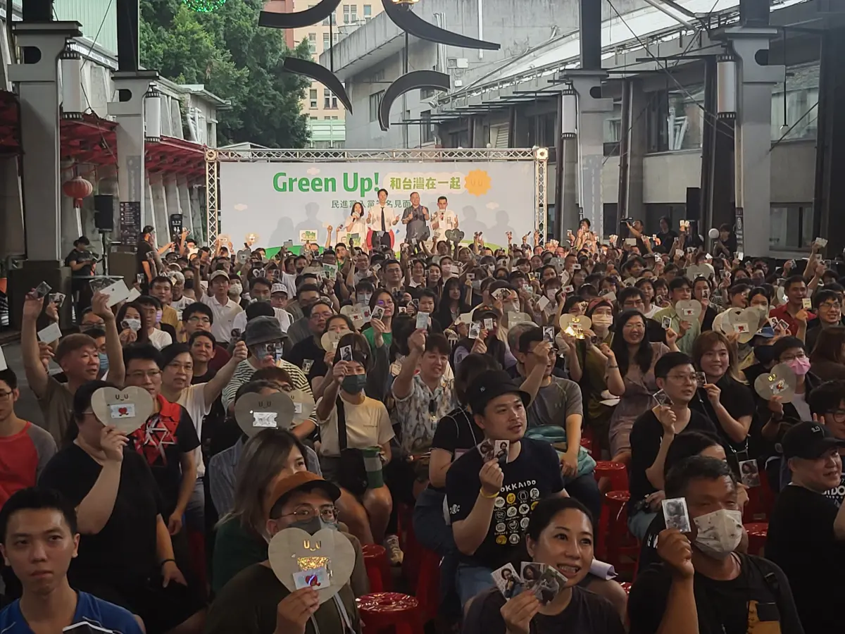 ▲民進黨今天舉行入黨見面會，吸引支持者共襄盛舉。（圖／記者陳佩君攝，2024.05.04）