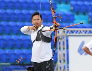 ▲巴黎奧運中華射箭男團選手戴宇軒。（圖／全大運提供）