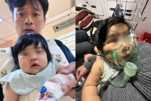台8男星6個月大愛女打疫苗「雙眼發直嘴唇變紫」 急叫救護車送醫