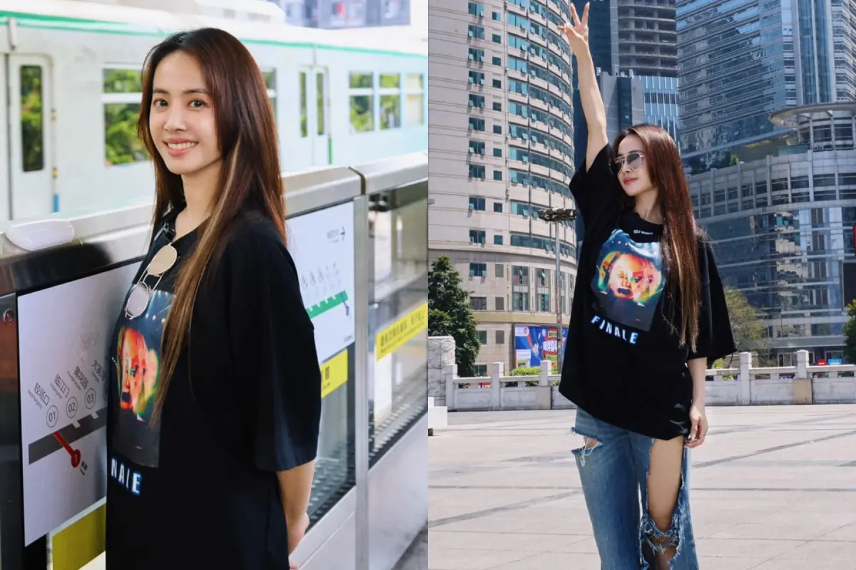 ▲蔡依林0偽裝現身重慶街頭，下半身超狂穿搭曝光後，萬人笑喊：「會被阿嬤念。」（圖／蔡依林臉書）