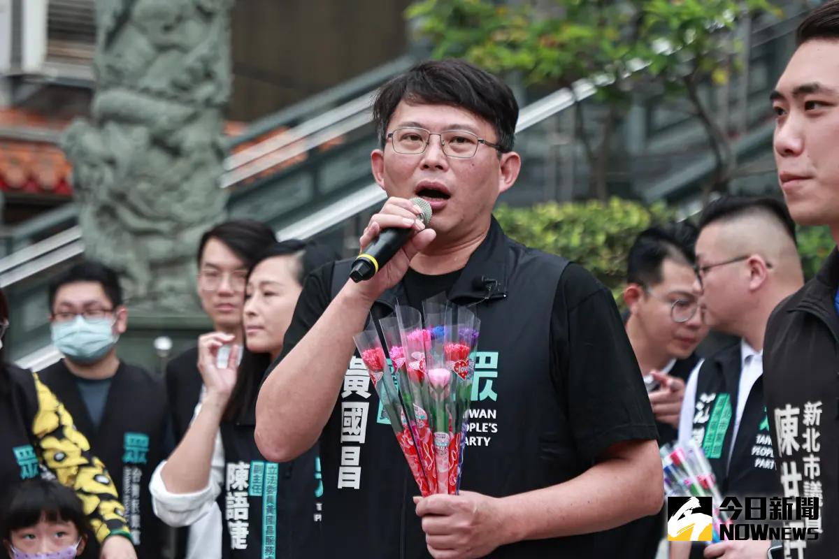 ▲民眾黨立法院黨團總召黃國昌說，民眾黨退案黨團有討論。（圖／記者葉政勳攝 , 2024.05.05）