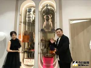 這家美學診所插旗七期豪宅區 主打六星級貴婦尊榮服務 ▲芮恩美學診所插旗七期豪宅區,空間極奢裝潢,連愛馬仕等國際精品包都成了店內裝飾品,並強調只送不賣。(圖/記者金武鳳攝,2024.5.5)