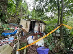 北市虎山步道旁工寮驚見白骨!爬山民眾嚇壞急報案 死因身分待查
