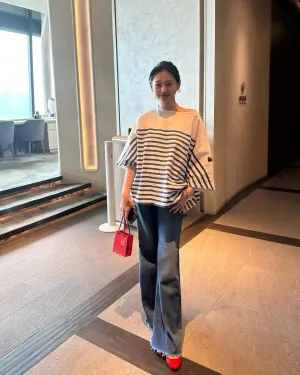 ▲大S近照曝光，奔50歲狀態驚人，奇蹟凍齡。（圖／asosbarbiedee IG）