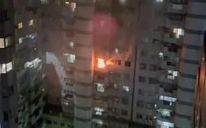 台中集合式住宅凌晨惡火！父女受困浴室送醫不治　疑電線走火釀禍
