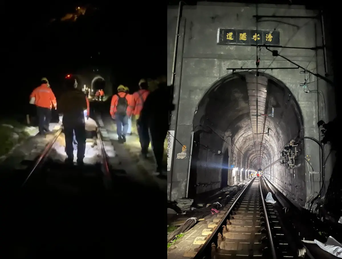 ▲今年家屬重返出軌處清水隧道，竟然在軌道下發現11名罹難者遺骸與相關遺物，太魯閣的眼淚今（8）日發聲明，強調家屬內心十分錯愕與悲痛。（圖／翻攝《太魯閣的眼淚 台鐵0402太魯閣號408車次》臉書）