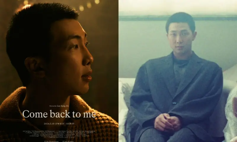 ▲BTS防彈少年團RM的新歌《Come back to me》邀請落日飛車主唱國國參與。（圖／翻攝BTS IG）