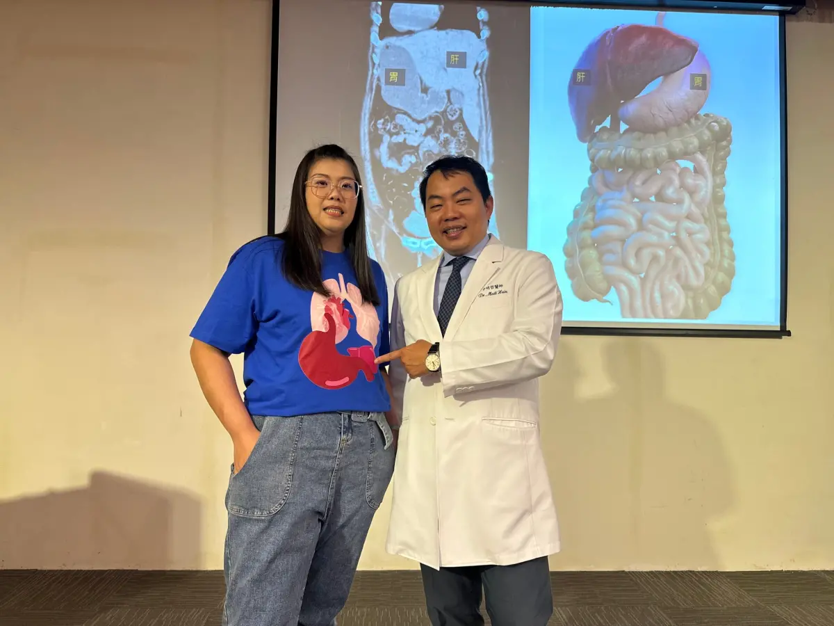 ▲中國醫藥大學附設醫院進行世界首例「內臟全轉位」縮胃曠腸減重手術，讓李小姐在術後4個月，就順利少掉20公斤。（圖／中醫大附醫提供）