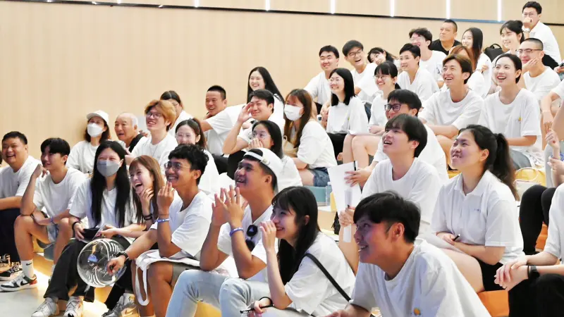 ▲台灣青年走訪三明學院，並舉行沙縣小吃短視頻創作分享會。（圖／主辦單位提供）