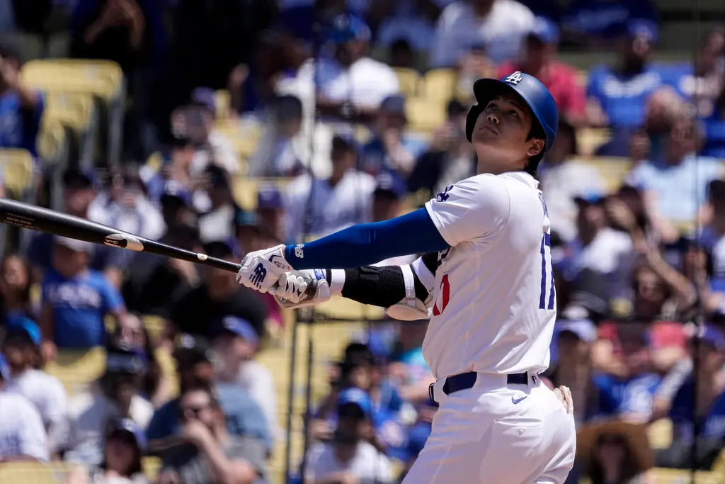 ▲洛杉磯道奇隊今（9）日以3：1擊敗邁阿密馬林魚隊，道奇隊強打打谷翔平本場比賽再度熄火，4打數沒有安打，還2度遭到三振。（圖／美聯社／達志影像）