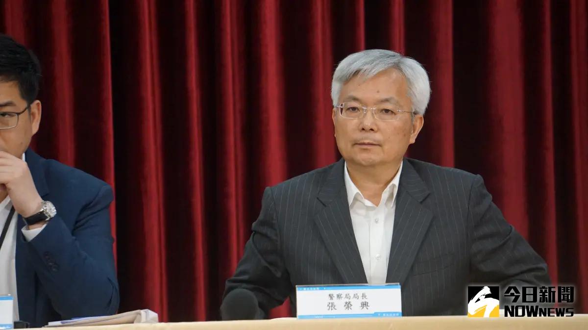 ▲北市警察局張榮興遭爆與角頭餐敘。（資料照／記者呂炯昌攝）