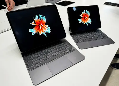 ▲蘋果7日舉辦發表會，不料iPad Pro新廣告的內容卻引發論戰，被控踐踏創意，讓人不適。示意圖。（圖／美聯社／達志影像）