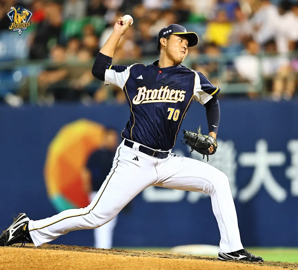 ▲中信兄弟先發徐基麟主投5局失2分，成本季首奪4勝本土投手。（圖／中信兄弟提供）