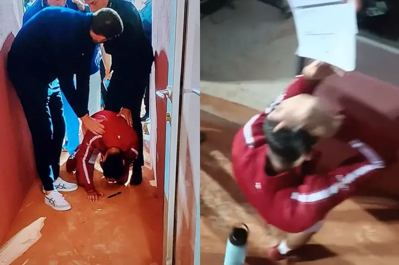 影／Novak Djokovic超衰！竟被「不鏽鋼水瓶」砸中頭部　傷情曝光
