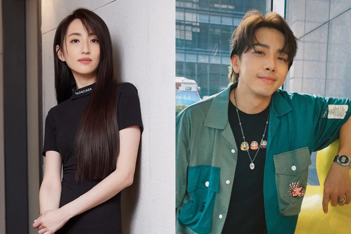 ▲柯佳嬿（左）昔日PO出偷拍老公睡覺帥照，有網友挖出照片，果然釣出坤達回應。（圖／Threads）