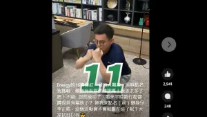 影／綠營大跳Energy「16蹲」！卓冠廷被吳崢點名：我長得像坤達？
