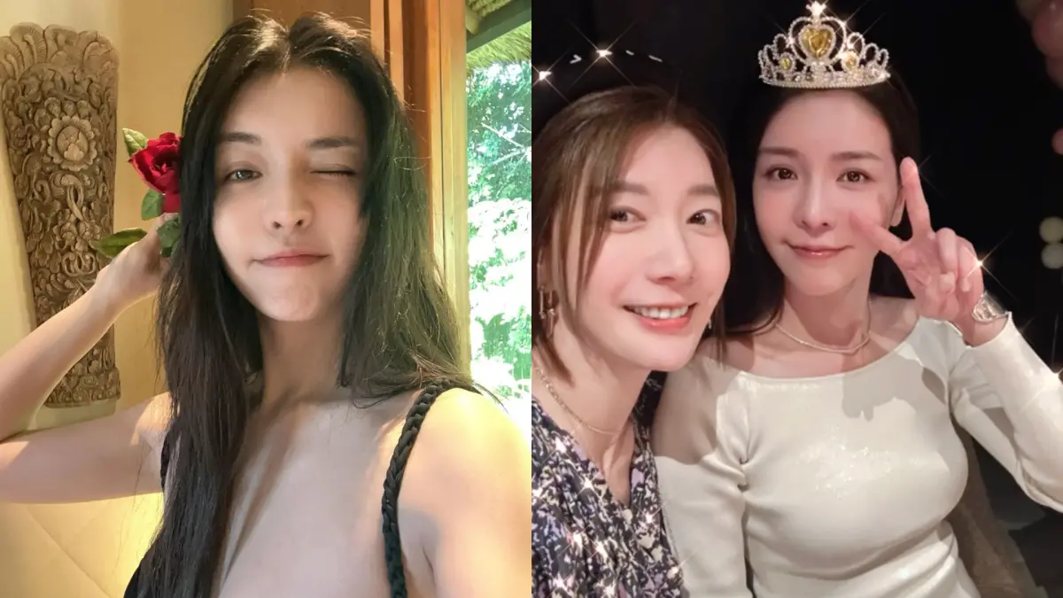 ▲李毓芬（左圖）39歲生日解放火辣上圍，合體宋米秦慶生，曝光過往衝突情況。（圖／李毓芬、宋米秦Instagram）