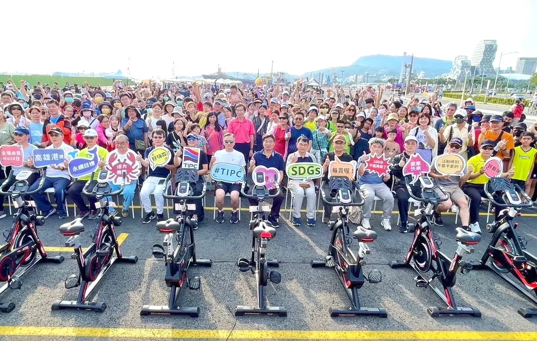 ▲台灣港務公司舉辦港務愛媽咪公益永續超慢跑及幸福愛永續家庭日活動。(圖／台灣港務公司提供)