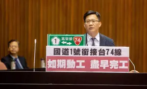 ▲張廖萬堅擔任立委時，不斷催促大雅系統交流道早日動工。（圖／張廖萬堅提供，2024.05.13）