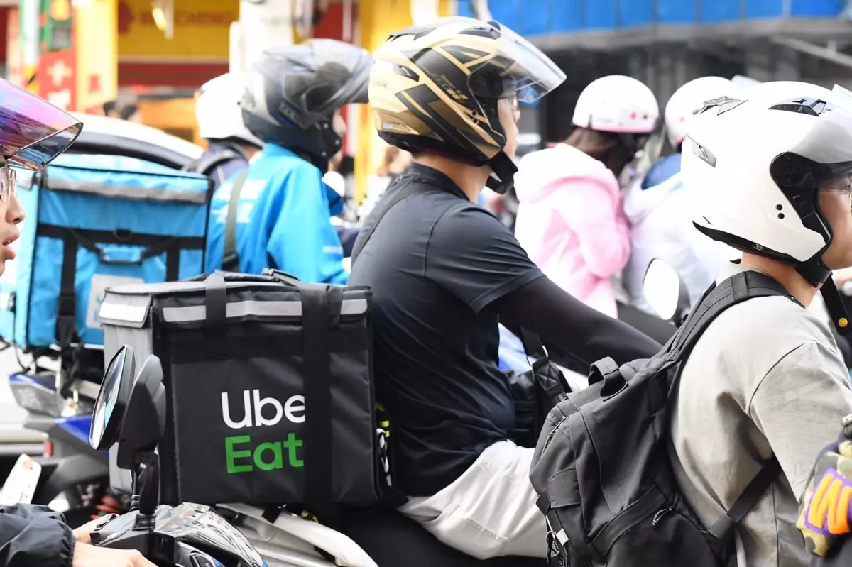 ▲Uber 今（14）日宣布，將以9億5千萬美元現金併購 Delivery Hero 旗下的 foodpanda 台灣外送事業。（圖／記者陳明安攝）