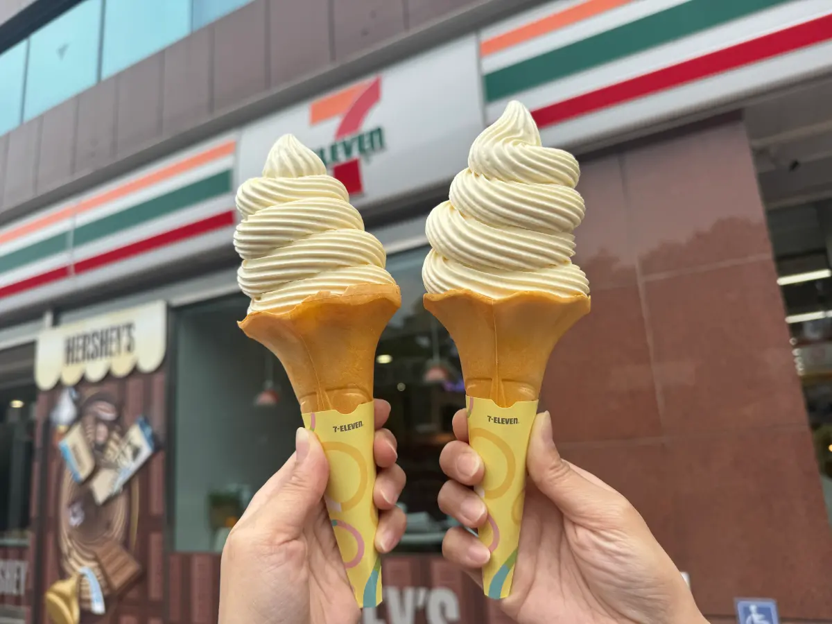 ▲7-11新口味霜淇淋推出「海鹽蜂蜜牛奶」，聯名蜜蜂故事館，是消暑必備的美味。（圖／記者鍾怡婷攝）