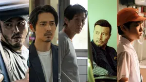 阮經天(左起)、周渝民、喜翔、李銘忠、白潤音角逐北影影帝。(圖/台北電影節) ▲阮經天(左起)、周渝民、喜翔、李銘忠、白潤音角逐北影影帝。(圖/台北電影節)