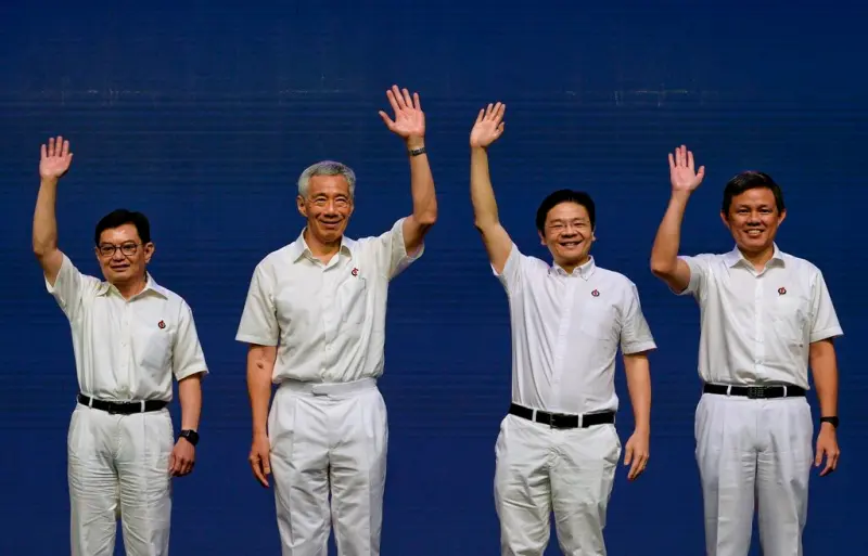 ▲黃循財在2022年被推舉為新加坡第四代領導團隊的領導人。(圖/美聯社/達志影像)