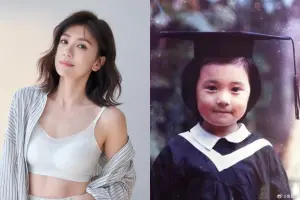 天然女神賈靜雯曬兒時照片!神似「咘咘」驚呆粉絲:從小美到大