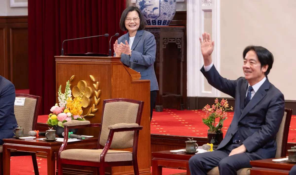 ▲民進黨21日召開全代會，也是總統賴清德執政後首度中央黨職改選，不過前總統蔡英文卻以「另有行程」為由缺席。（圖／總統府提供）