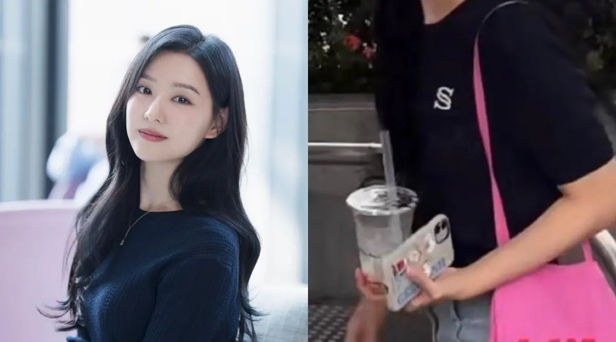 ▲金智媛因為《淚之女王》爆紅，排隊買50嵐（KOI Thé）時立刻被認出來。（圖／dancma_1019 threads）