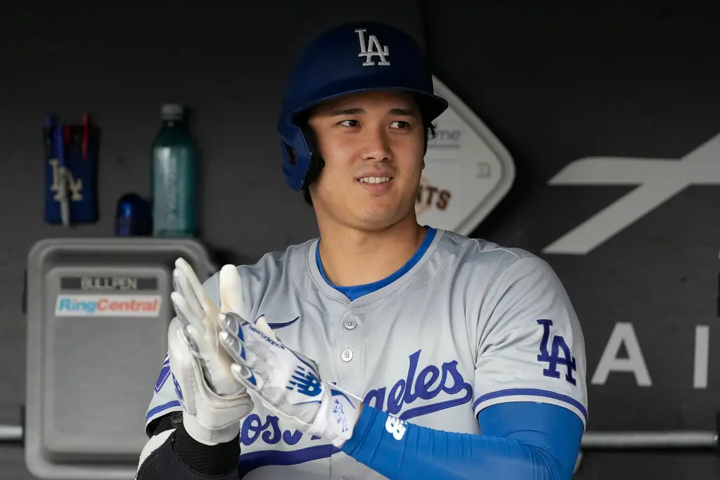 ▲洛杉磯道奇隊日籍球星大谷翔平人氣超旺！4萬個搖頭娃娃價格飆升，一支可賣到4萬台幣。（圖／美聯社／達志影像）