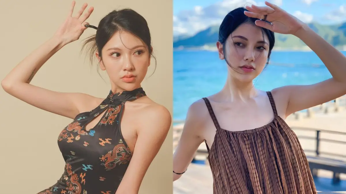 ▲酸菜魚店正妹老闆娘呂欣珮，上節目穿開洞旗袍殺牛蛙，被酸開店有乾爹金援，本人正面回應。（圖／呂欣珮IG）