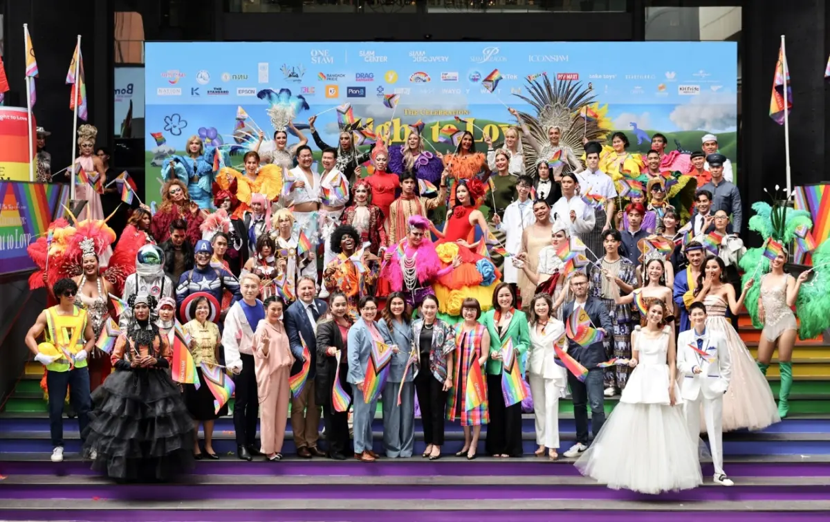 ▲泰國五月將展開「愛之慶典：愛的權利」系列活動，慶祝同志結婚合法化。（圖／暹羅天地集團提供）