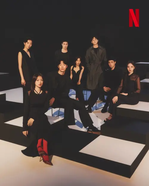 ▲《The 8 Show》集結8位大咖參加遊戲搶錢，加上新穎故事題材，成功吸引關注。（圖／Netflix）