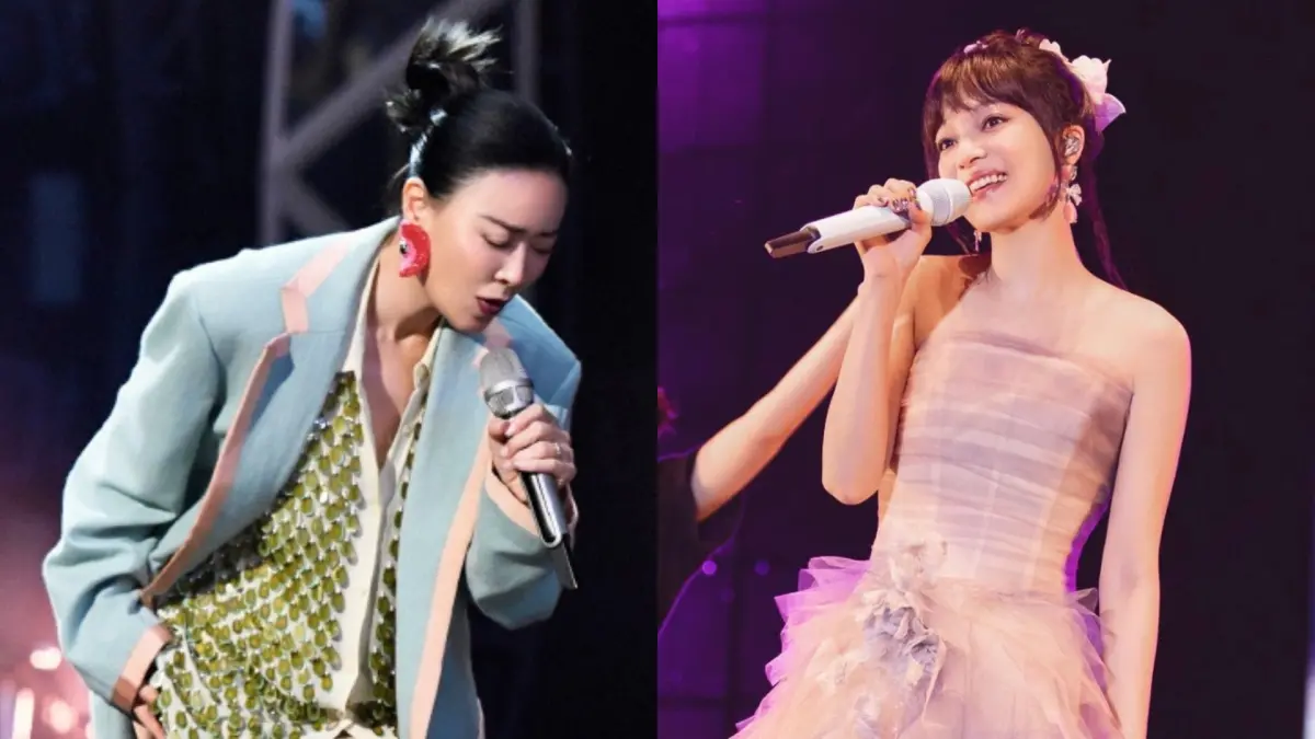 ▲《歌手2024》直播開全麥曝唱功！張韶涵（右）曾唱出「神級舞台」狂被網友拱回鍋：「那英（左）需要你！」（圖／那英工作室微博、張韶涵IG）