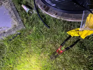 有賊入侵峨眉變電所!20公分電纜被剪下 台電急報警