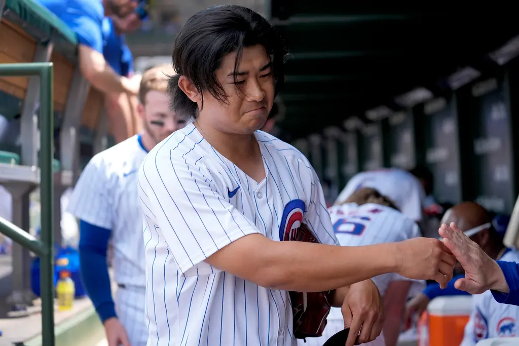 ▲小熊日籍左投今永昇太禮貌舉動被讚爆，靠著球路的尾勁成功在大聯盟投出好成績。（圖／美聯社／達志影像）