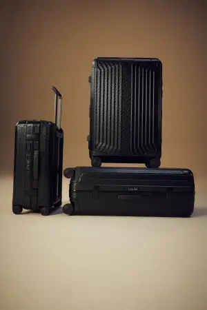 ▲BOSS x Samsonite獨家鋁鎂合金系列行李箱。（圖／BOSS提供）