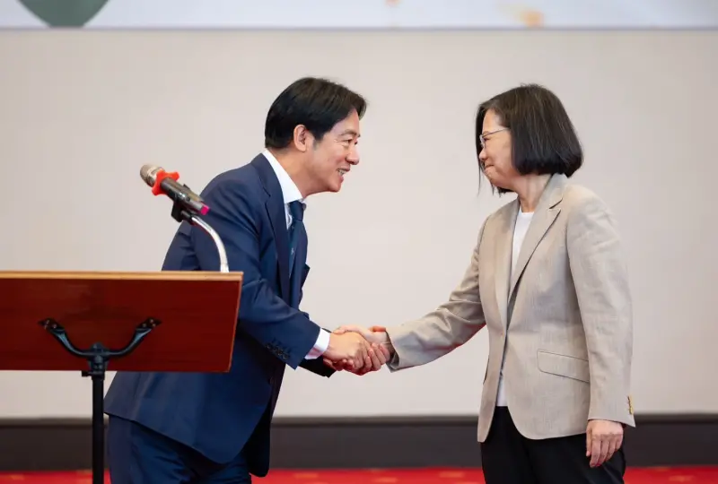 ▲蔡政府執政8年,兩岸官方關係降到冰點,賴政府未來挑戰大。(圖/總統府提供)