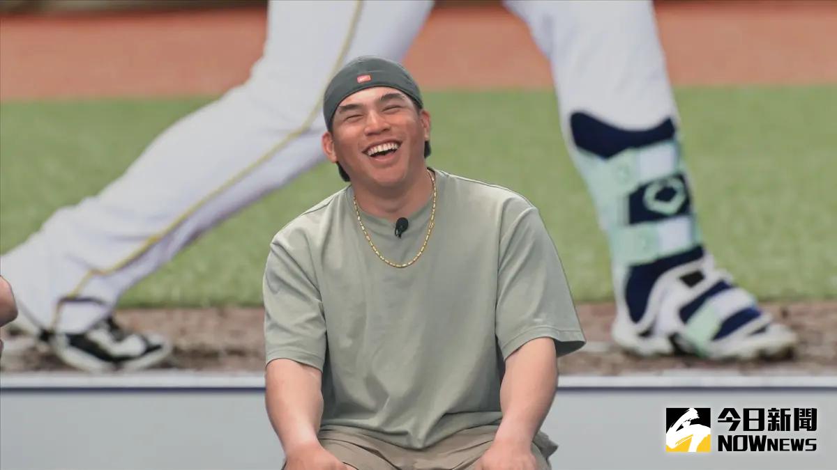 ▲曾頌恩分享中職例行賽在大巨蛋首轟心情。(圖/野球名人房 提供)