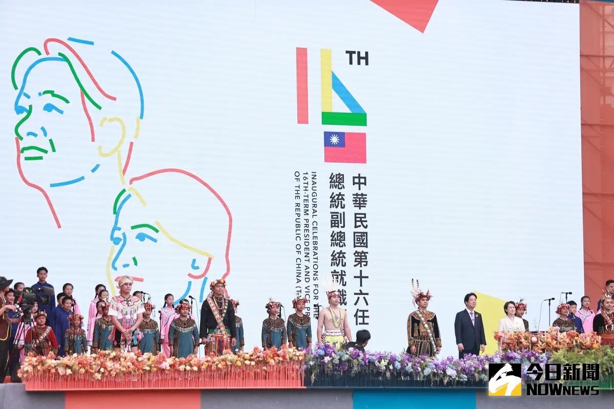 ▲賴清德520就職，在總統府前發表演說。（圖／記者葉政勳攝,2024.05.20）