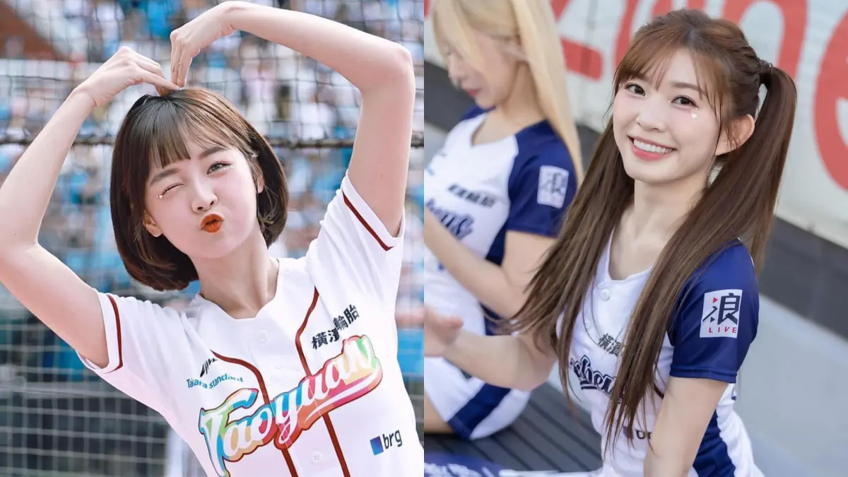 ▲籃籃（左圖）、合體樂天隊友林穎樂，吸引破萬人瀏覽。（圖／籃籃、林穎樂IG）